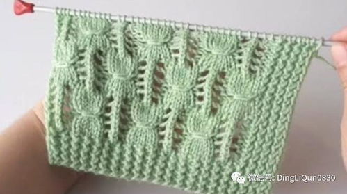 针织作品 50种简单漂亮的针织针迹图案