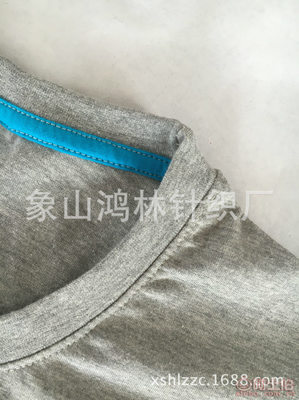 【贴牌厂家直销男式T恤纯棉圆领无缝短袖广告衫】象山鸿林针织厂 - 产品库