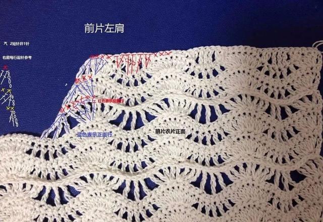 女童钩针镂空花长外套开衫(有编织图解)