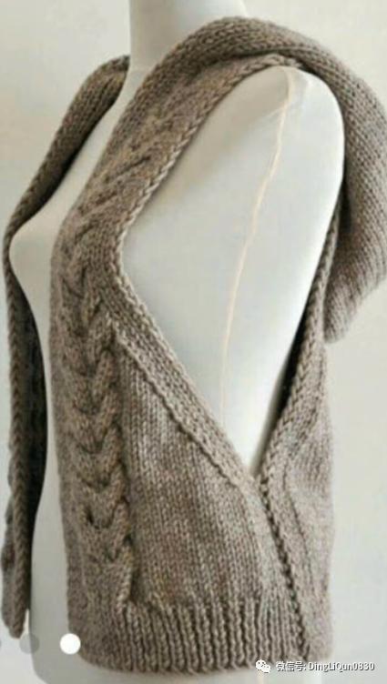 35款时尚漂亮的马甲样品图案 针织艺术的魅力