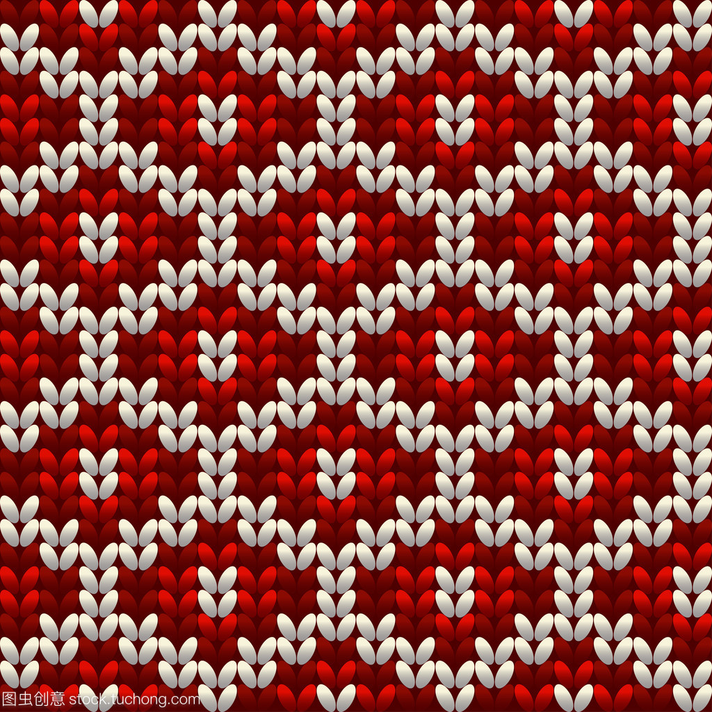 编织时光 毛针织物的矢量艺术之美